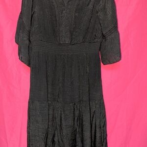 Chic Black Long Sleeve Dress